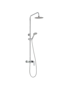 GROHE BauEdge - Grifo de baño - Mezclador monomando de ducha, válvula de  retención integrada, Cromo